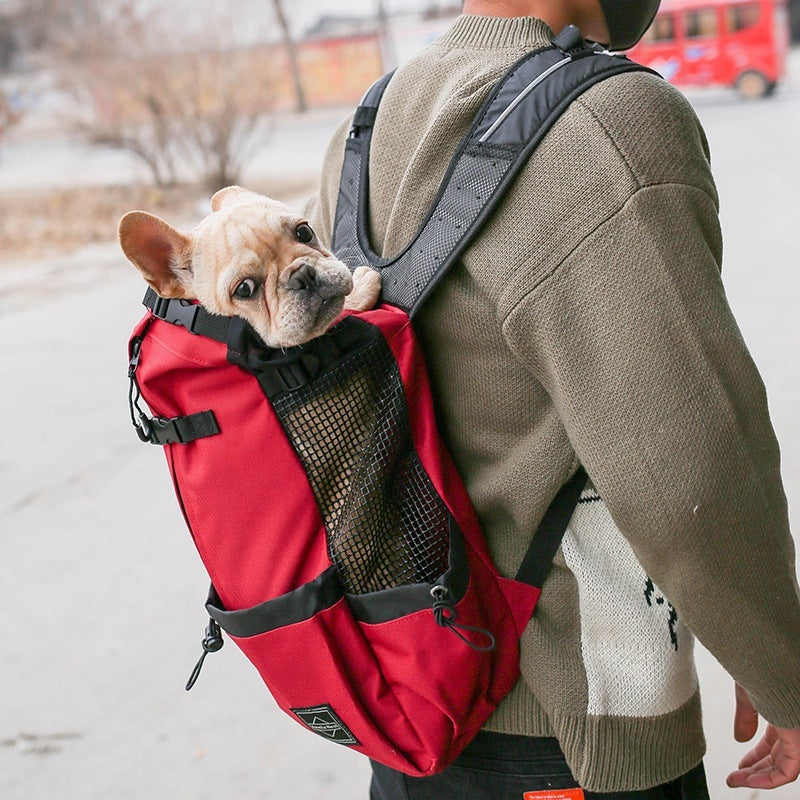 Pet Dog Carrier Backpack – Double Shoulder Portable Travel Carrier for Dogs