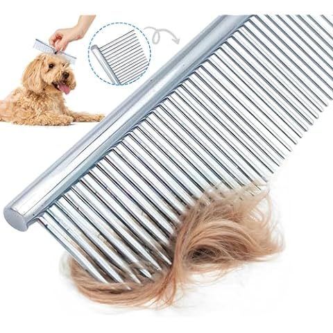 Stainless Steel Pet Comb for Dogs & Cats