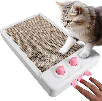Cat Scratcher Toy Interactive Whack A Mole Cat Toy  Cardboard Cat Scratcher