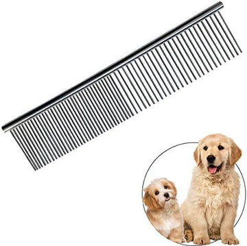 Stainless Steel Pet Comb for Dogs & Cats